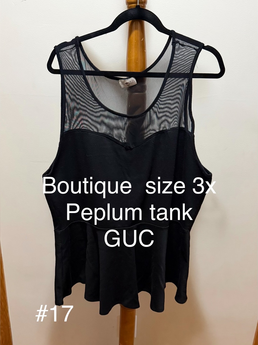 Boutique Peplum Tank